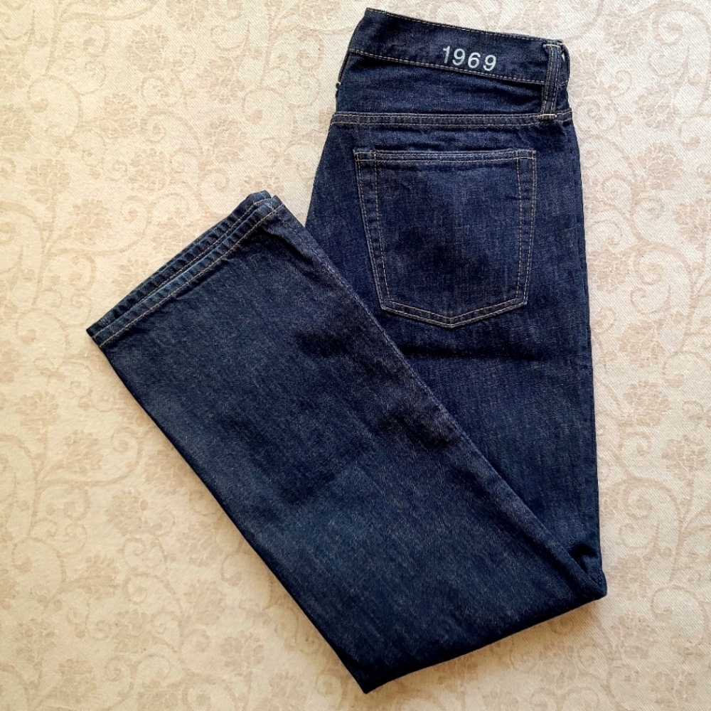 Gap 1969 Men's Standard Fit Jeans in Bleu Denim, Size 32x30 - Picture 2 of 14